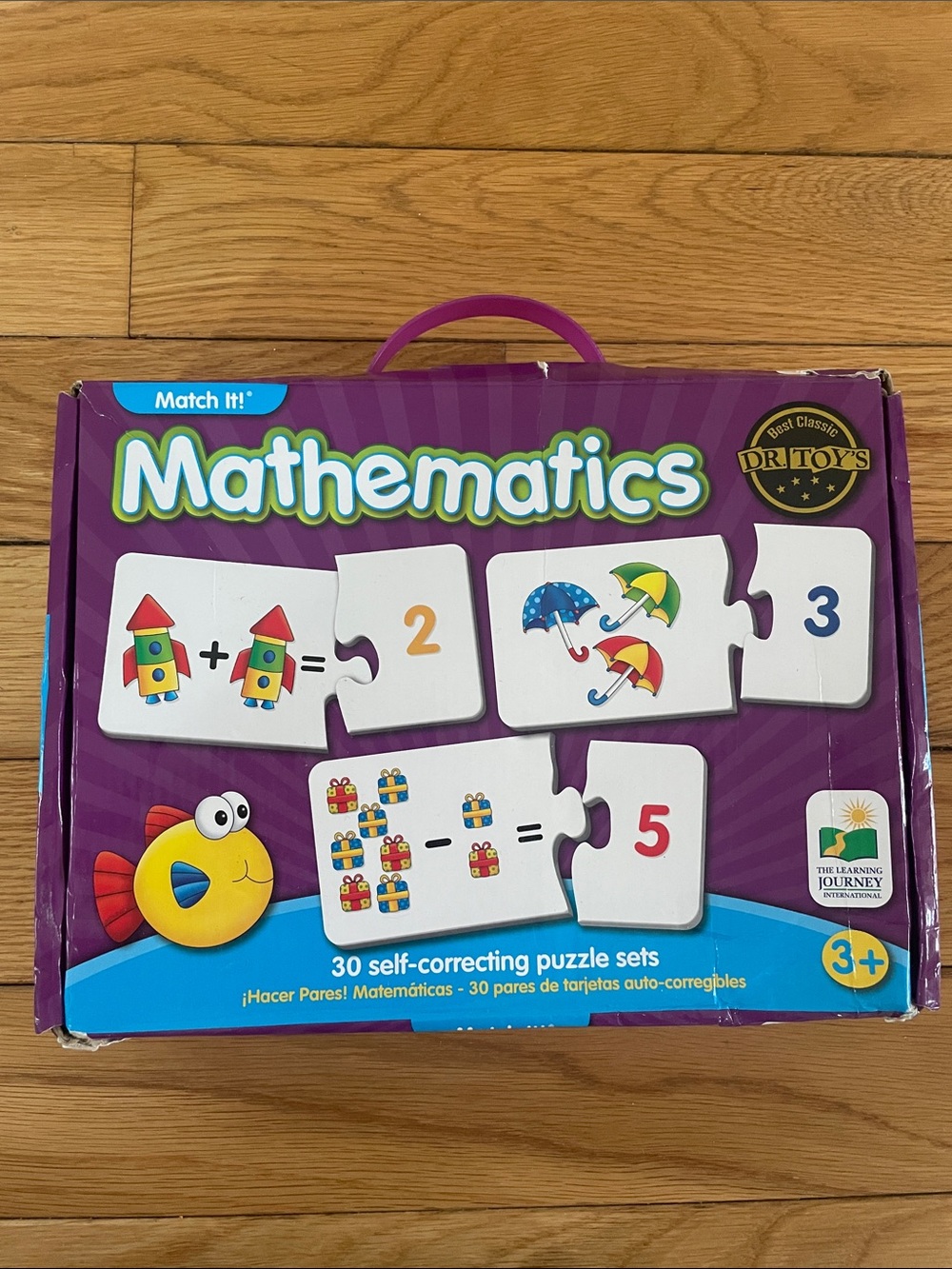 The Learning Journey International Mathematics Matching Puzzle - Purple